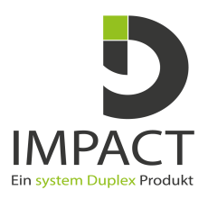 Logo des IMPACT Wandschutz-Systems der Duplex GmbH